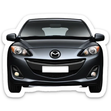Mazda 3 Bl 2010 black sticker