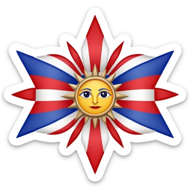 Assyrian flag  sticker