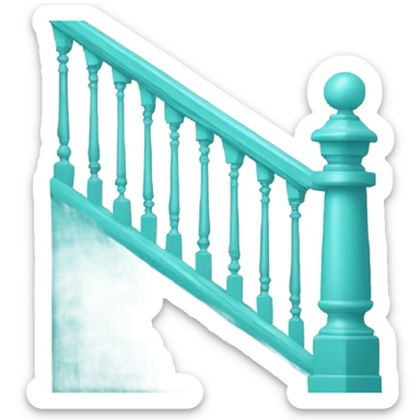 cyan banister sticker