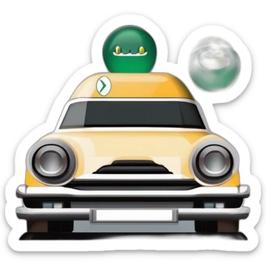 Une voiture convertie à l'islam sticker