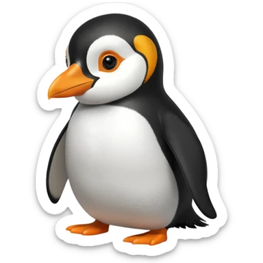 create a penguin from madagascar sticker