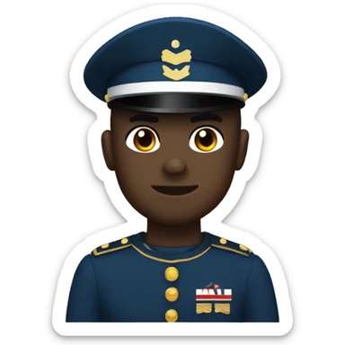 marine fue blue sticker