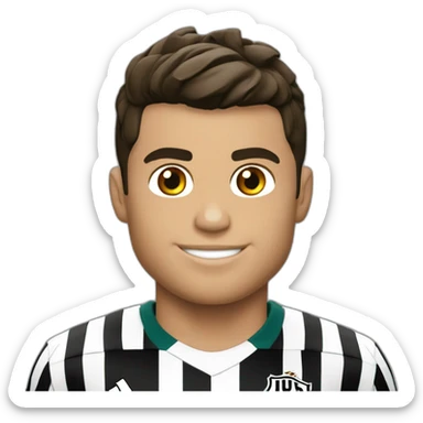 Cristiano Ronaldo 7 Juventus sticker