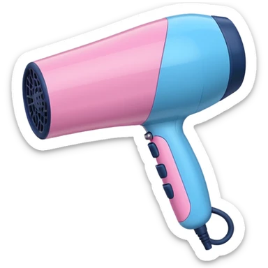 Cute Hair dryer, different design sticker