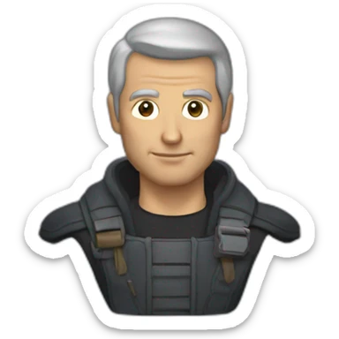 Jean claude vandame sticker