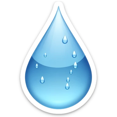 Testing water ads sticker