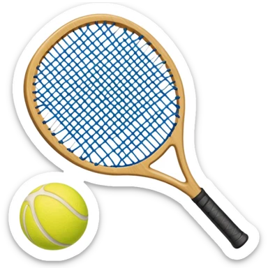 padel a racket with a yellow tennis ball sticker