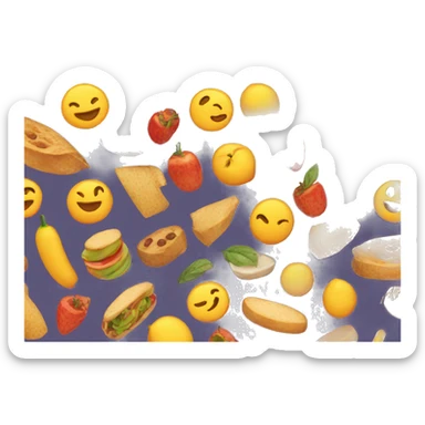 ethnic category foods sticker