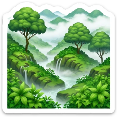 humid weather landskape imag humid more humid add draps falling sticker