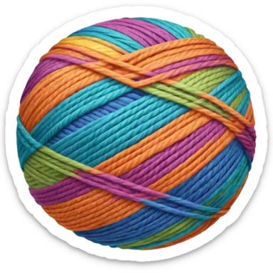 knitting sticker