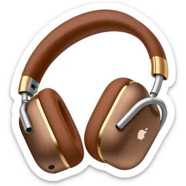 Airpods max brown color sticker