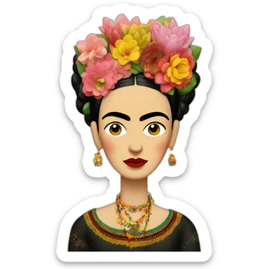 Pollock Frida Kahlo sticker