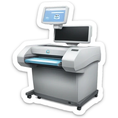 scanning icon sticker