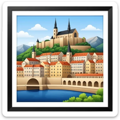 architectural heritage europe sticker