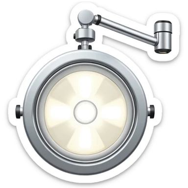 one surgical light sticker