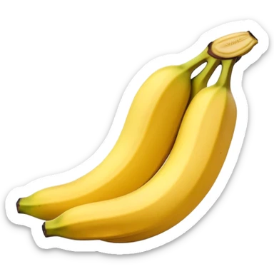 Pincher brown with a banana sticker