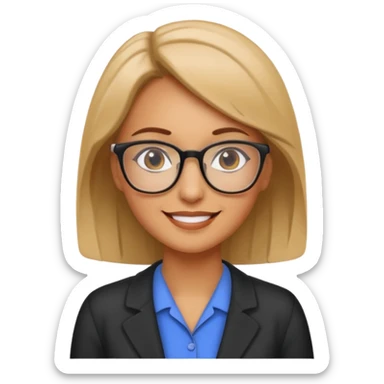 Teacher women sticker