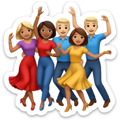 I want an emoji with people making a “horă” sticker