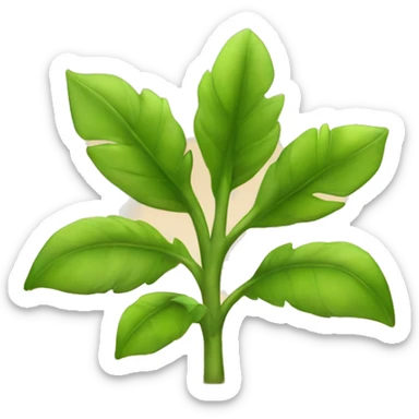 A plant in an arid region with sand or soil sticker