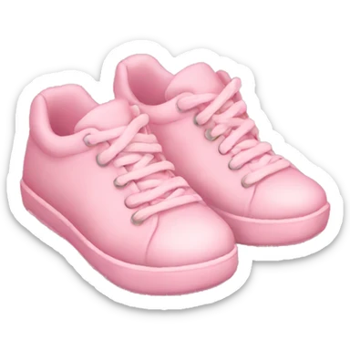 soft pink shoes sticker