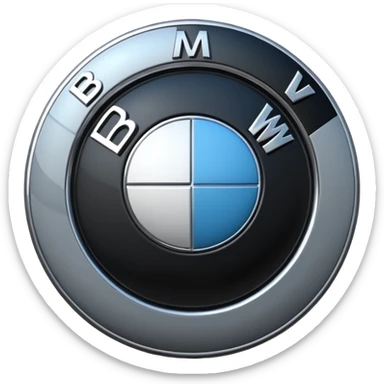 bmw logo sticker