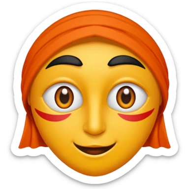 Kızgın kalem arka plan kırmızı ve turuncu karışımı alev olsun sticker