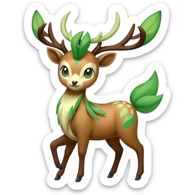 Meloetta-Sawsbuck-Virizion-Pokémon-Fakémon-creature sticker