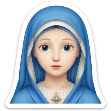 Virgin mary sticker