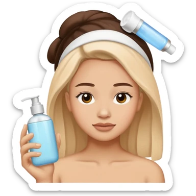 skincare meme sticker