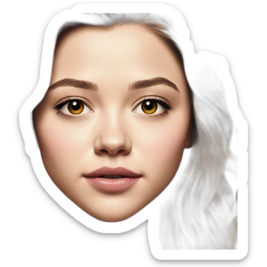 chloë grace moretz wearing tee sticker