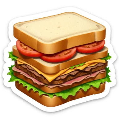 roast beef sandwich sticker