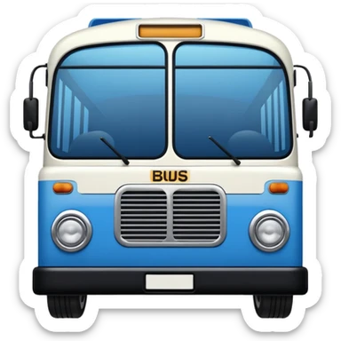 Crea un emoji de transporte público sticker