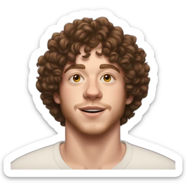 jack harlow con barba sticker