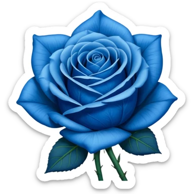 i need this type of blue flower  🌹  but the red prt should be blue sticker