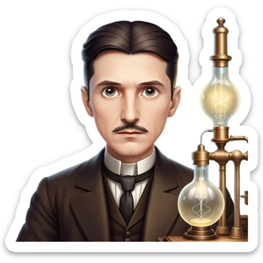 nikola-tesla-–-cinematic-realistic-portrait-of-nikola-tesla,-depicted-as-a-visionary-inventor-with-intense,-thoughtful-eyes-and-period-attire,-surrounded-by-subtle-arcs-of-electric-light-and-early-laboratory-apparatus,-rendered-with-d (1) sticker