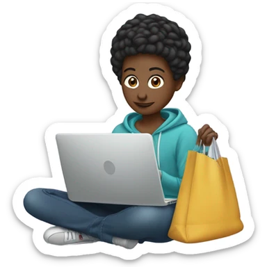 Online shopping  sticker