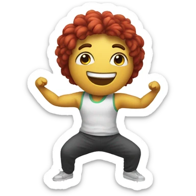 now do the veggie dance sticker