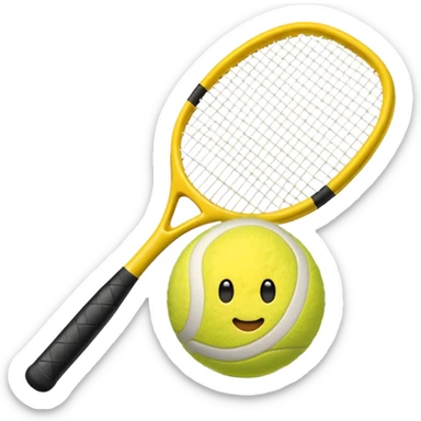 Paddle tennis sticker