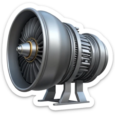 generate a very realistic jet engine for a Shahed drone sticker