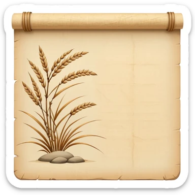 japanese papyrus sticker