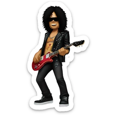 Slash from Guns'N'Roses sticker