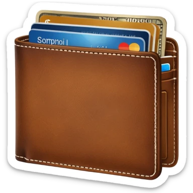 wallet credit card sticker
