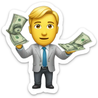 tech-bro-losing-money-over-AI-pivot sticker