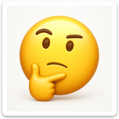 Convert the uploaded image into a 3D Apple-style emoji — preserve the key shapes, colors, and overall composition of the original image. Simplify the forms into clean, rounded cartoon-style elements while keeping the subject recognizable. Apply glossy textures, soft lighting, smooth shading, and render everything in Apple emoji style on a clean white background



 sticker