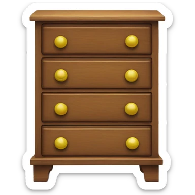 chest of drawers sticker