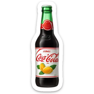 fernet branca con coca cola sticker