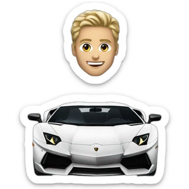 Lamborghini aventador sticker