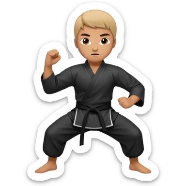 Kung fu sticker