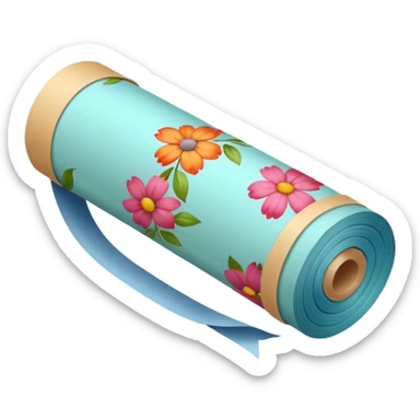 Roll of wallpaper sticker