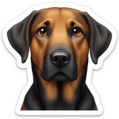 labrador crossed with beauceron sticker